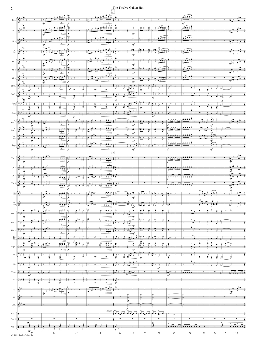 The Twelve Gallon Hat Score page 2