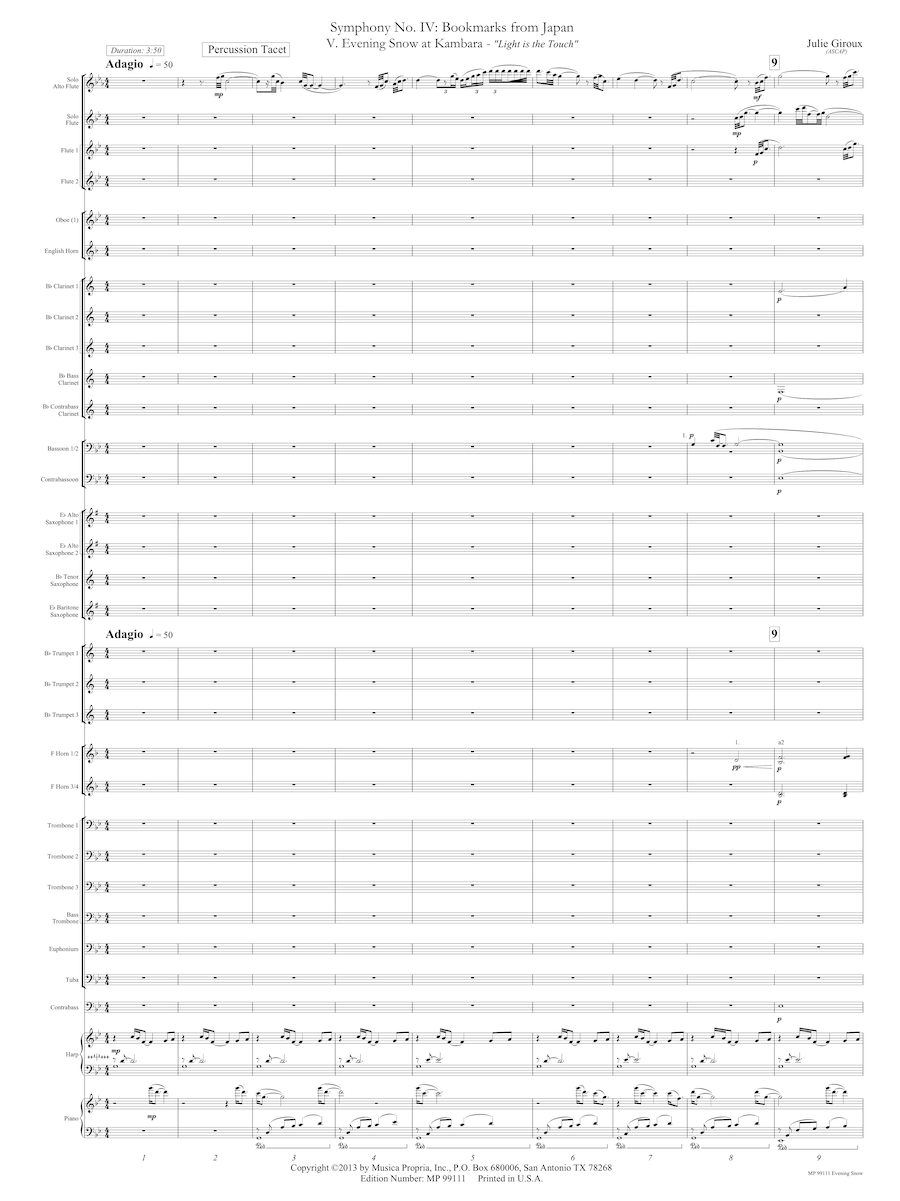 Bookmarks From Japan V Score Page 1