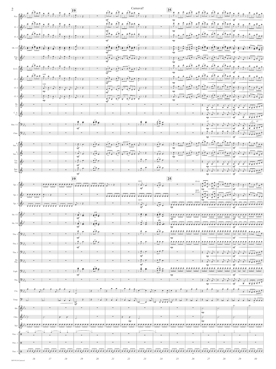Carnaval Score Page 2