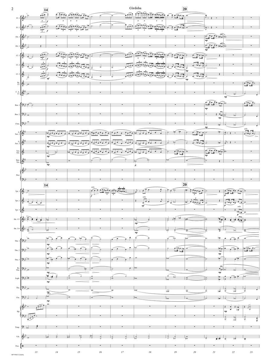 Córdoba Score page 2