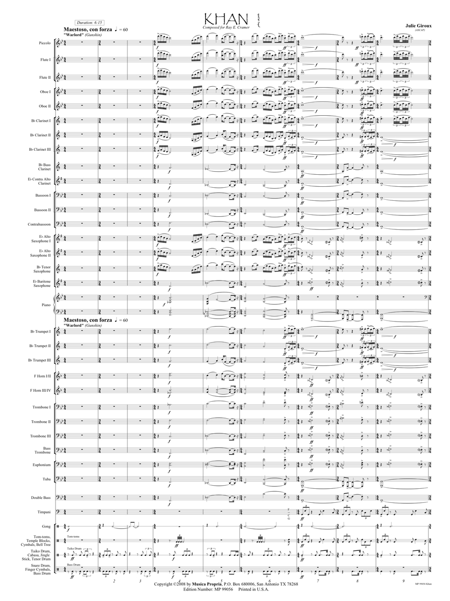Khan Score Page 1