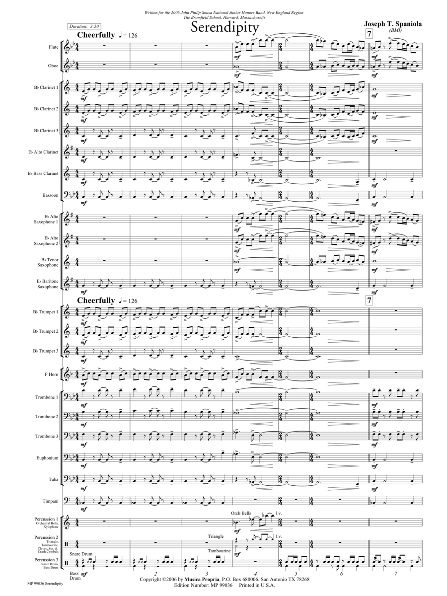 Serendipity Score Page 1