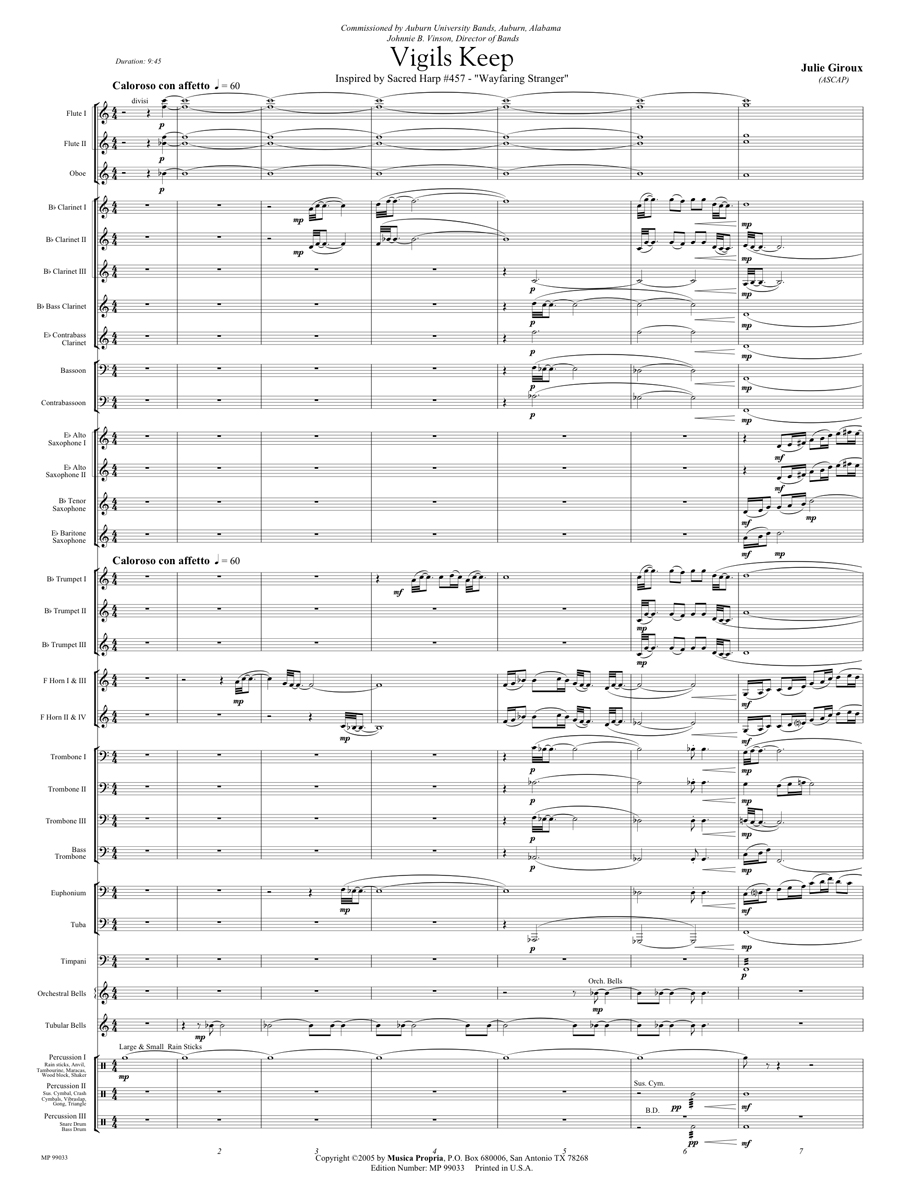 Vigils Keep Score Page 1